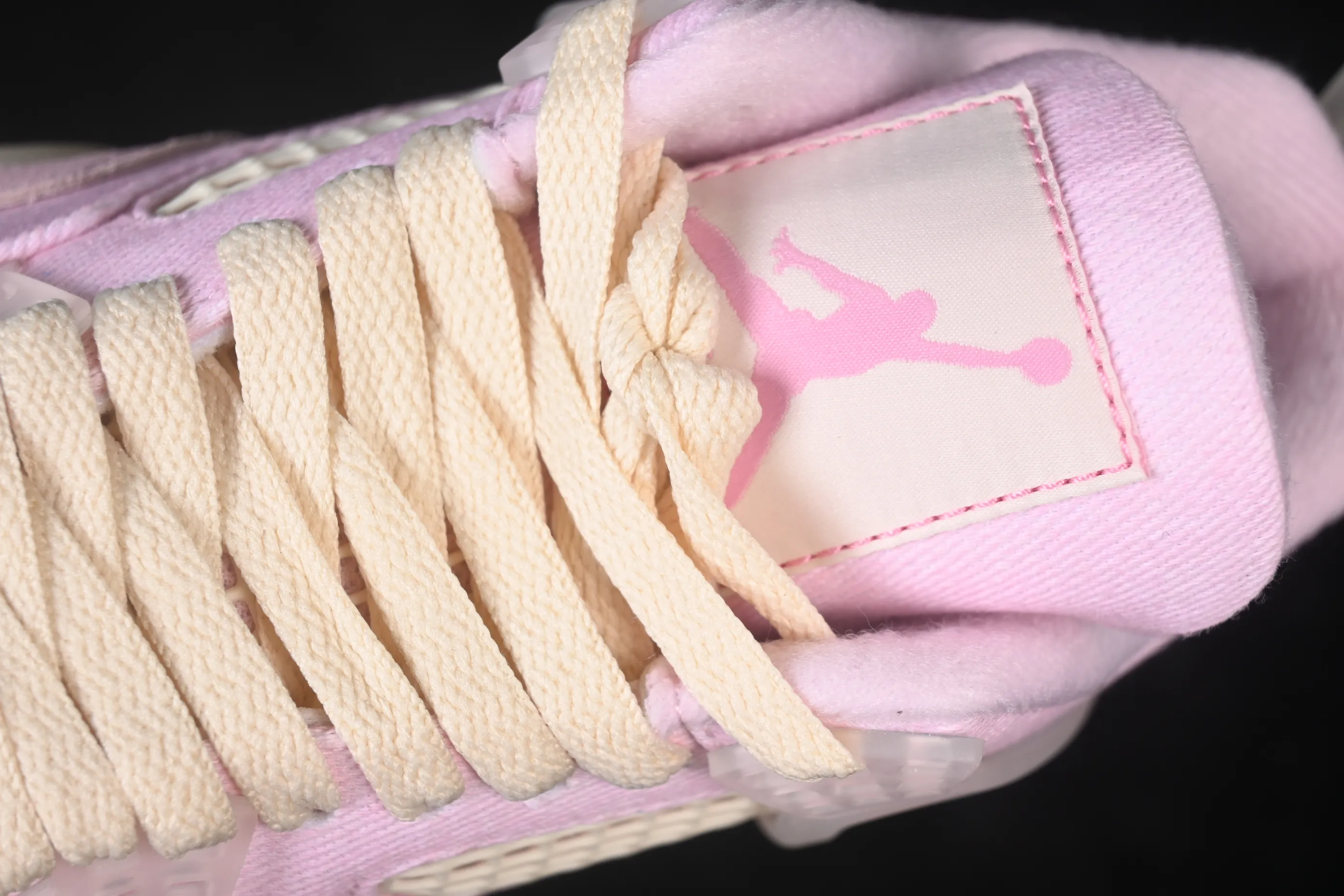 All categories Air Jordan Jordan series basketball shoes Air Jordan 4 TK version Air Jordan 4 Retro "Iced Carmine" AJ4 Jordan 4 denim ice plum powder replica basketball shoes IB6716-600